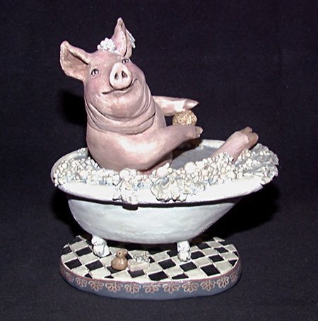 "Penelope Pig" Sculpture